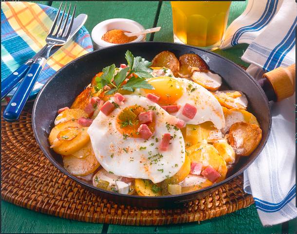 Sahniges Bauernfrühstück Rezept Sahniges Bauernfrühstück Rezept