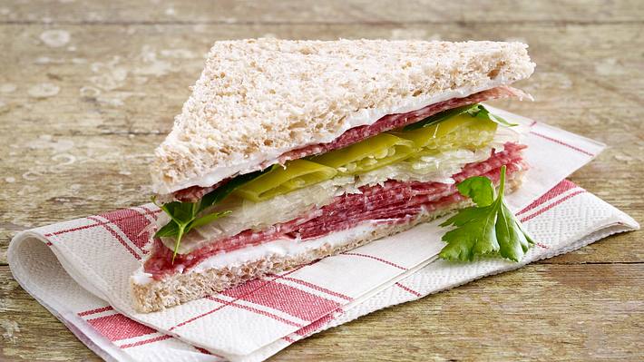 Salami-Tramezzini Rezept - Foto: House of Food / Bauer Food Experts KG