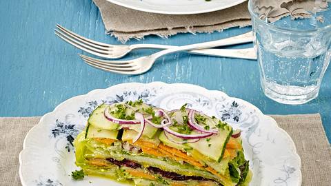Salat-Lasagne Rezept - Foto: House of Food / Bauer Food Experts KG