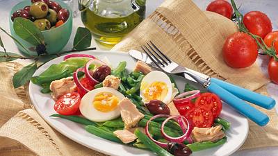 Salat Nicoise mit grünen Bohnen und Thunfisch Rezept - Foto: Först, Thomas