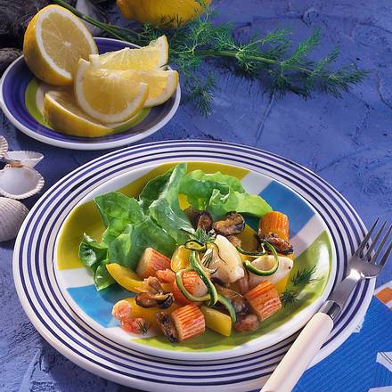 Salatteller Frutti di Mare Rezept