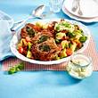 Saltimbocca alla Romana mit Pesto-Schmand und Kartoffelsalat Rezept - Foto: House of Food / Bauer Food Experts KG