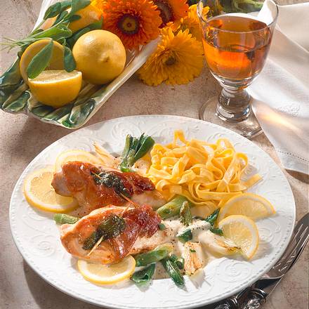 Saltimbocca-Hähnchenfilets Rezept Saltimbocca-Hähnchenfilets Rezept