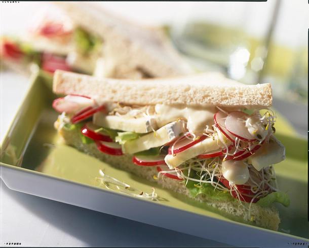 Sandwich mit Brie Rezept Sandwich mit Brie Rezept