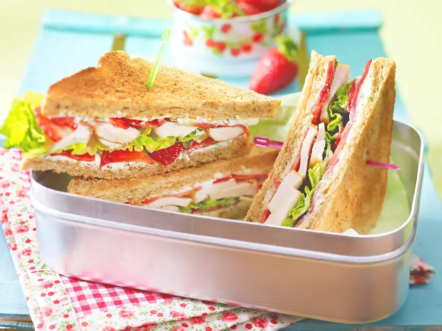 Sandwiches zum Picknick