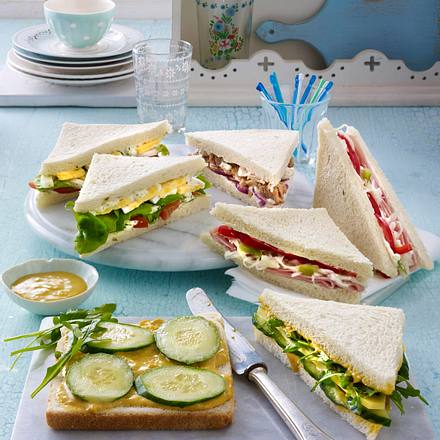 Sandwich Remoulade, Eiern, Salat und Tomate Rezept Sandwich Remoulade, Eiern, Salat und Tomate Rezept