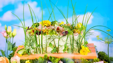 Sandwichtorte - Blumenwiese Rezept - Foto: LECKER @ Bauer Media Group