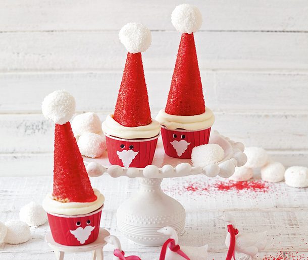 Santas Cupcakes Rezept Santas Cupcakes Rezept