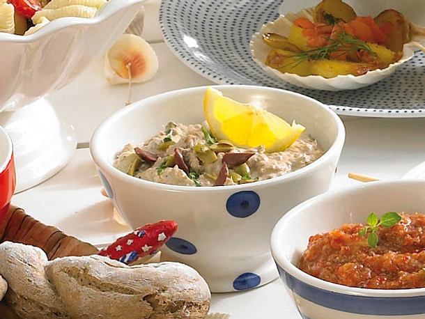 Sardinen-Oliven-Dip Rezept Sardinen-Oliven-Dip Rezept