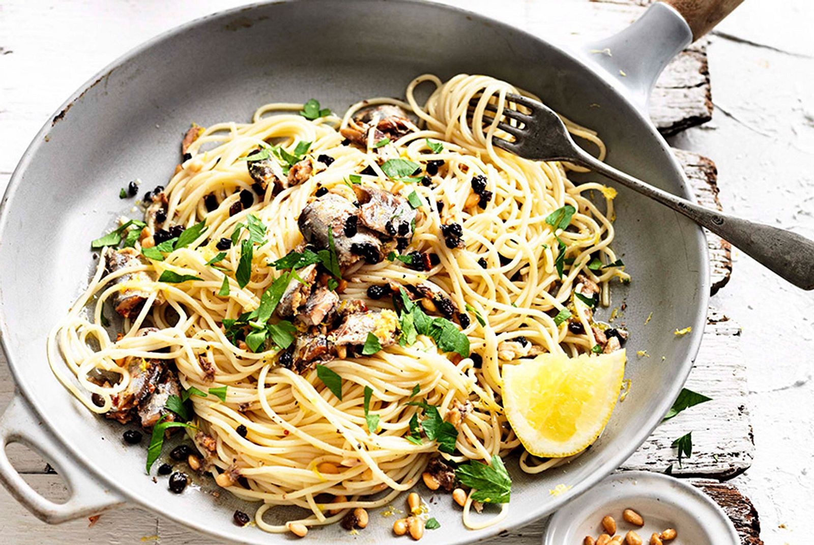 SardinenPasta al Limone Rezept LECKER