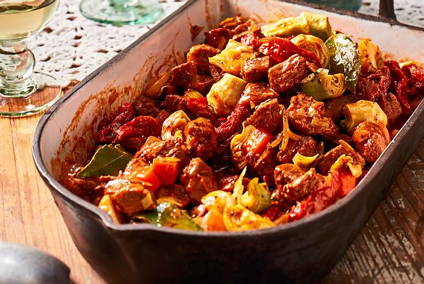 Sardisches Lammragout mit Artischocken Rezept Sardisches Lammragout mit Artischocken Rezept