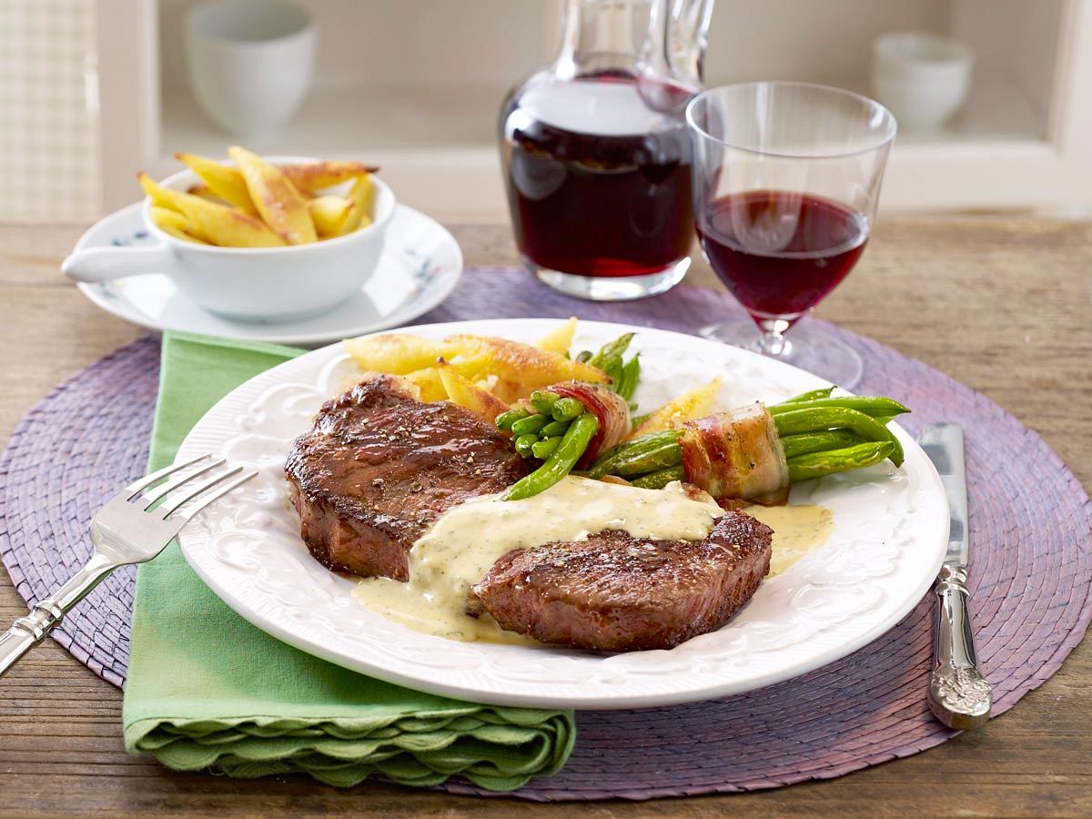 Sauce Café de Paris zu Rumpsteak - so gehts