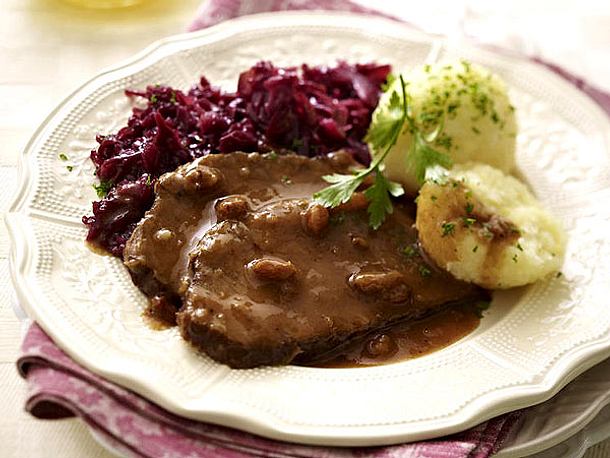 Sauerbraten mit Printensoße Rezept Sauerbraten mit Printensoße Rezept
