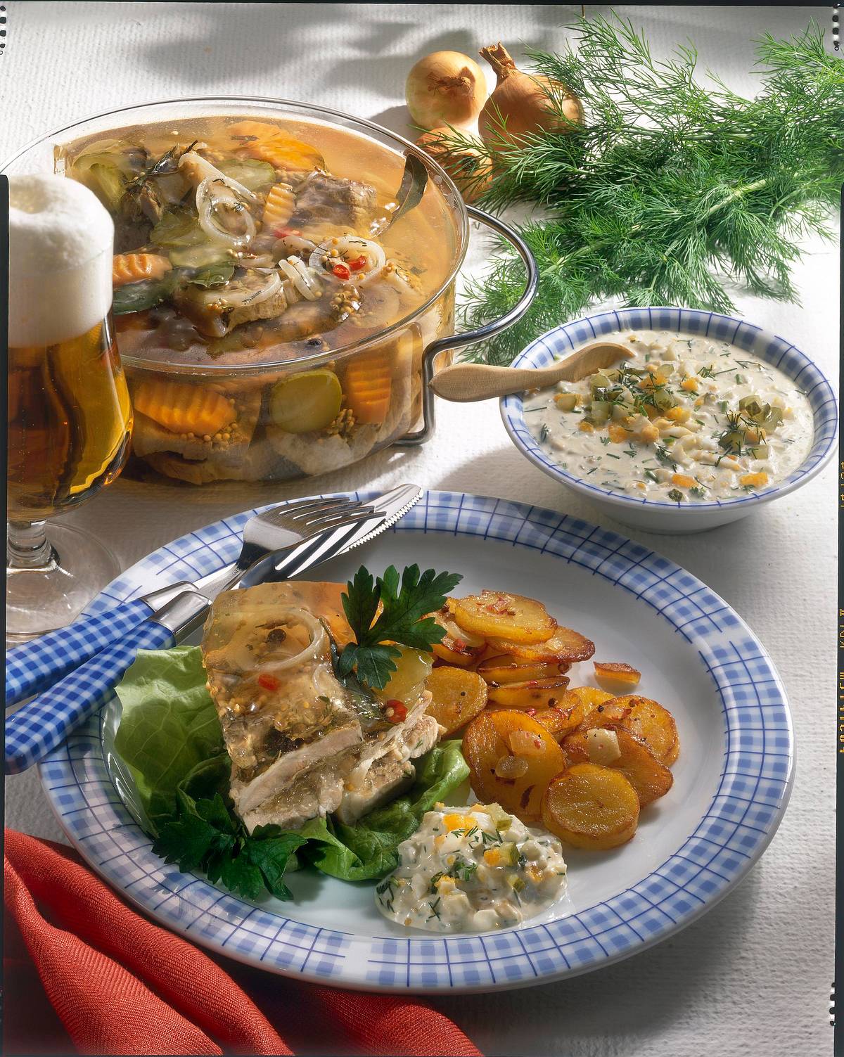 Sauerfleisch mit Bratkartoffeln Rezept