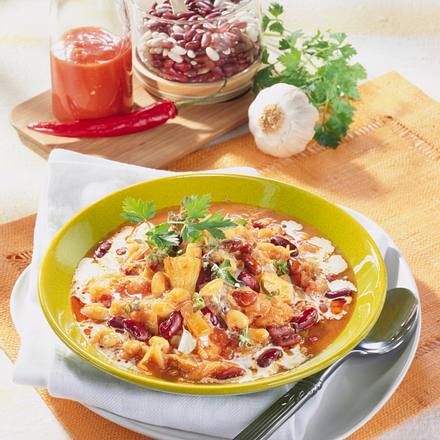 Sauerkraut-Bohneneintopf Rezept