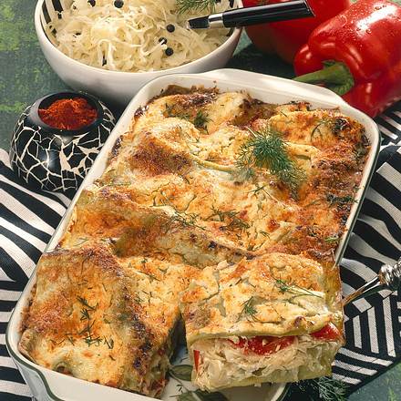 Sauerkraut-Lasagne Rezept Sauerkraut-Lasagne Rezept