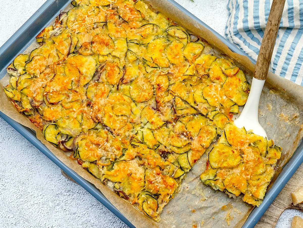 Scarpaccia (knuspriger Zucchinikuchen)