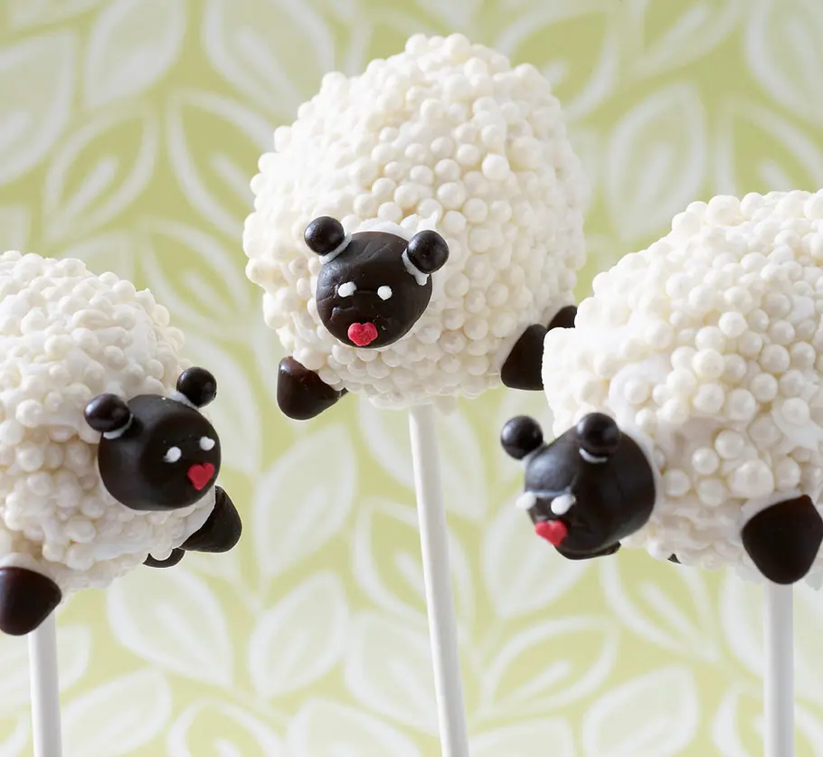 Schäfchen-Cake-Pops Rezept Schäfchen-Cake-Pops Rezept