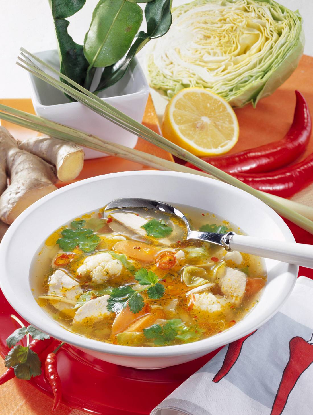 Scharfe Chili-Gemüse-Suppe Rezept | LECKER