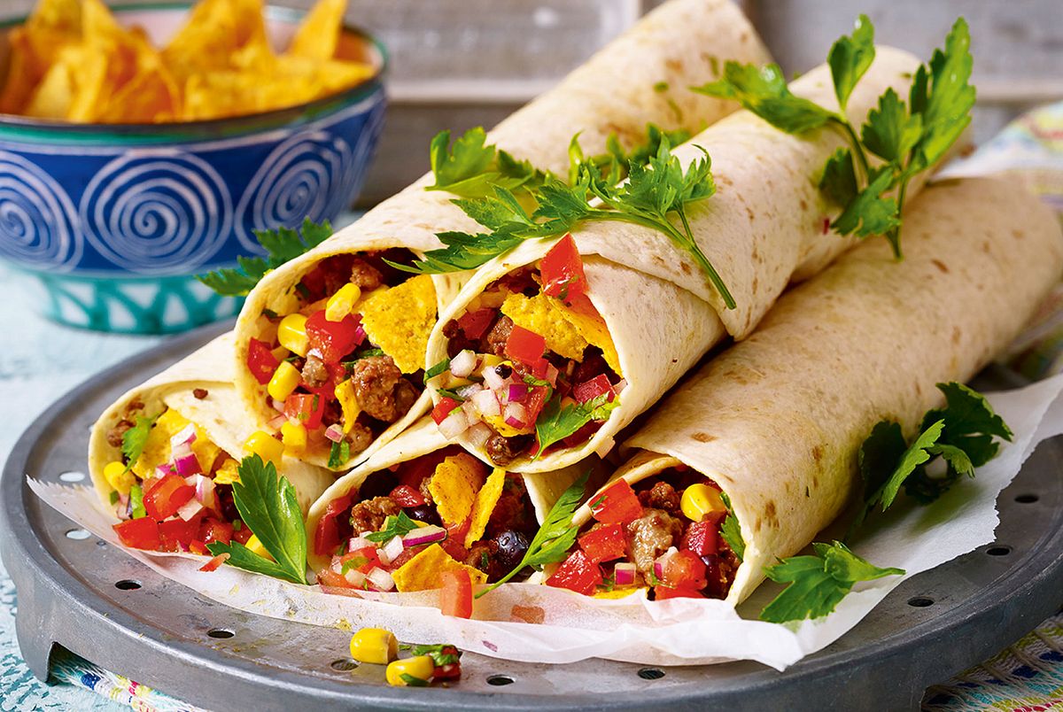 Scharfe Mexiko-Wraps Rezept