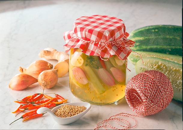Scharfe Senfgurken Rezept Scharfe Senfgurken Rezept