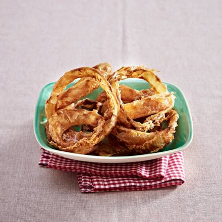 Scharfe Zwiebelringe Rezept Scharfe Zwiebelringe Rezept