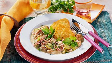 Schinken-Geschnetzeltes nach Zürcher-Art Rezept - Foto: LECKER @ Bauer Media Group