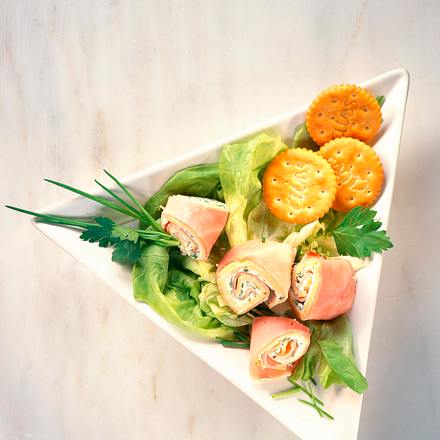 Schinken-Käse-Röllchen Rezept Schinken-Käse-Röllchen Rezept