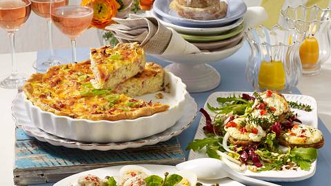 Schinken-Lauchzwiebel-Käse Quiche Rezept - Foto: Först, Thomas