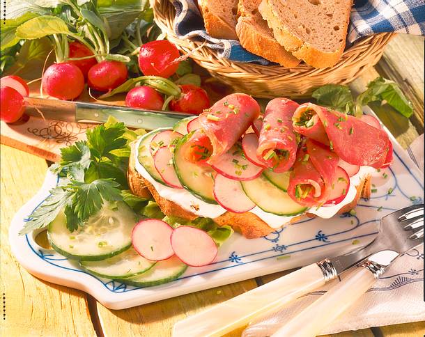 Schinken-Schlemmer-Schnitte Rezept Schinken-Schlemmer-Schnitte Rezept