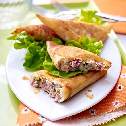 Schinken-Teigtaschen Rezept