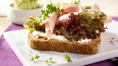 Schinken-Toast mit Kresse Rezept - Foto: LECKER @ Bauer Media Group