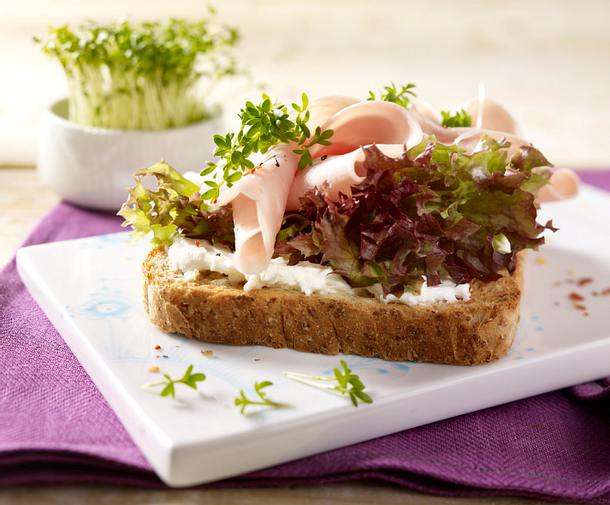 Schinken-Toast mit Kresse Rezept Schinken-Toast mit Kresse Rezept
