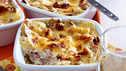 Schinkenlasagne mit Champignons Rezept - Foto: House of Food / Bauer Food Experts KG
