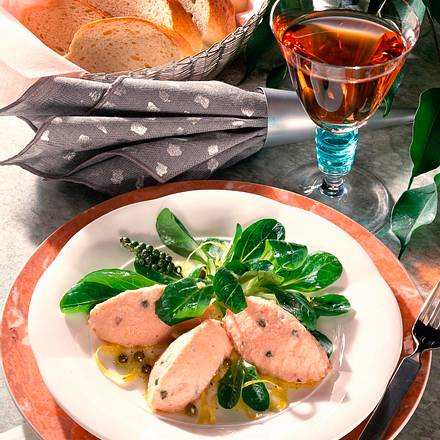 Schinkenmousse auf Feldsalat Rezept