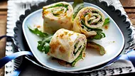 Schinkenröllchen mit Rucola-Frischkäse-Füllung Rezept - Foto: LECKER @ Bauer Media Group