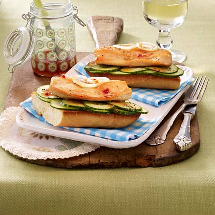 Schlemmer-Brot mit Putenschnitzel Rezept Schlemmer-Brot mit Putenschnitzel Rezept