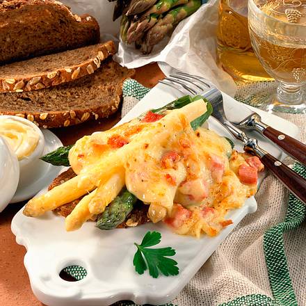 Schlemmer-Schnitte mit Spargel Rezept