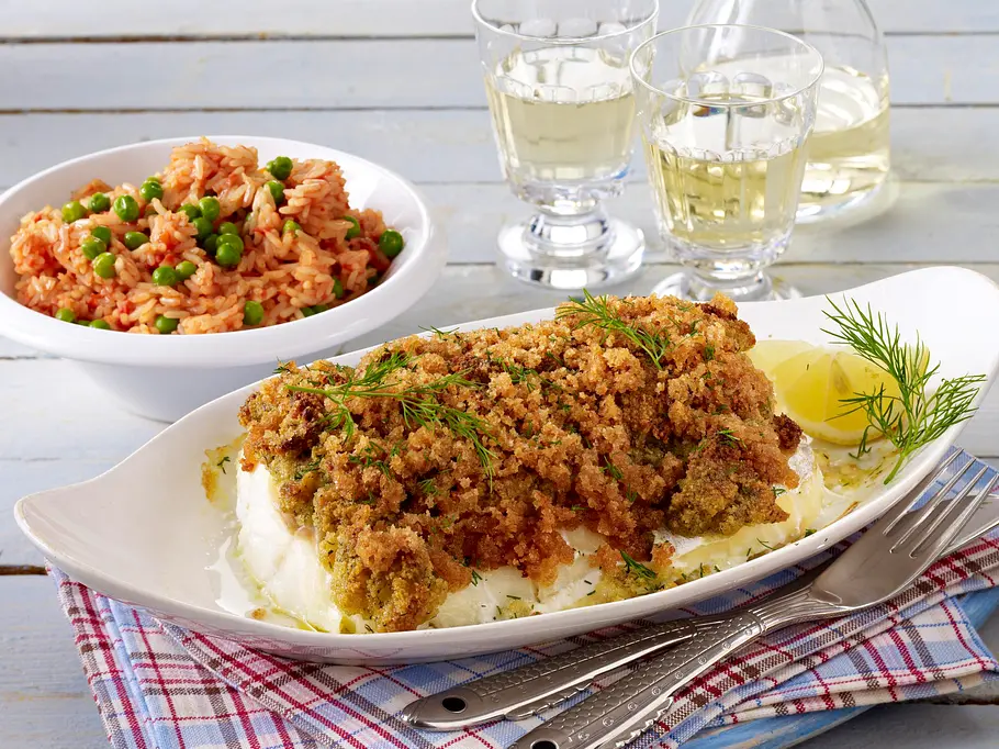 Schlemmerfilet Bordelaise mit Tomatenreis Rezept