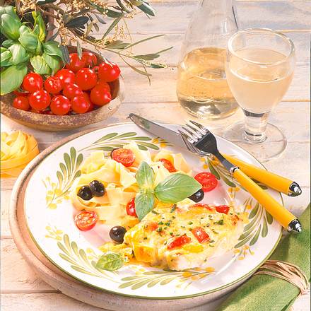 Schlemmerfilet mit Bandnudeln Rezept