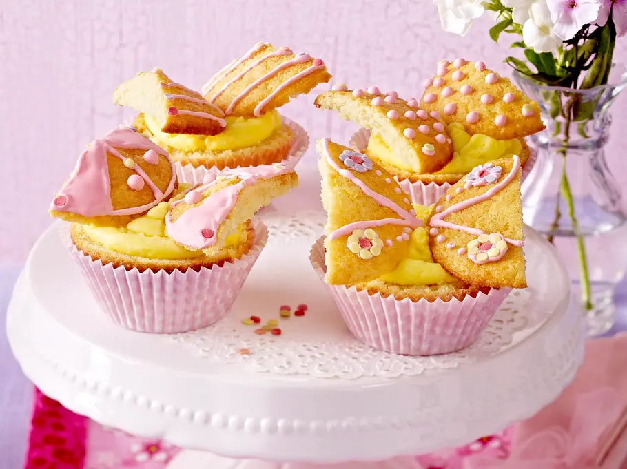 Schmetterlings-Muffins Rezept