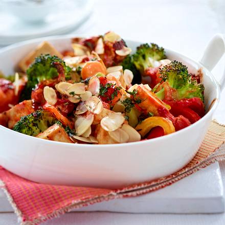 Schmorgemüse mit Tofu Rezept