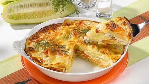 Schmorgurken-Kartoffel-Gratin Rezept - Foto: House of Food / Bauer Food Experts KG