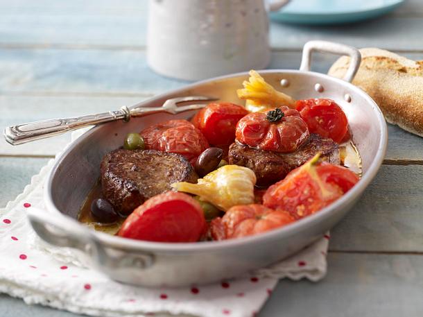 Schmortomaten in Sherry zu Rindersteak Rezept Schmortomaten in Sherry zu Rindersteak Rezept