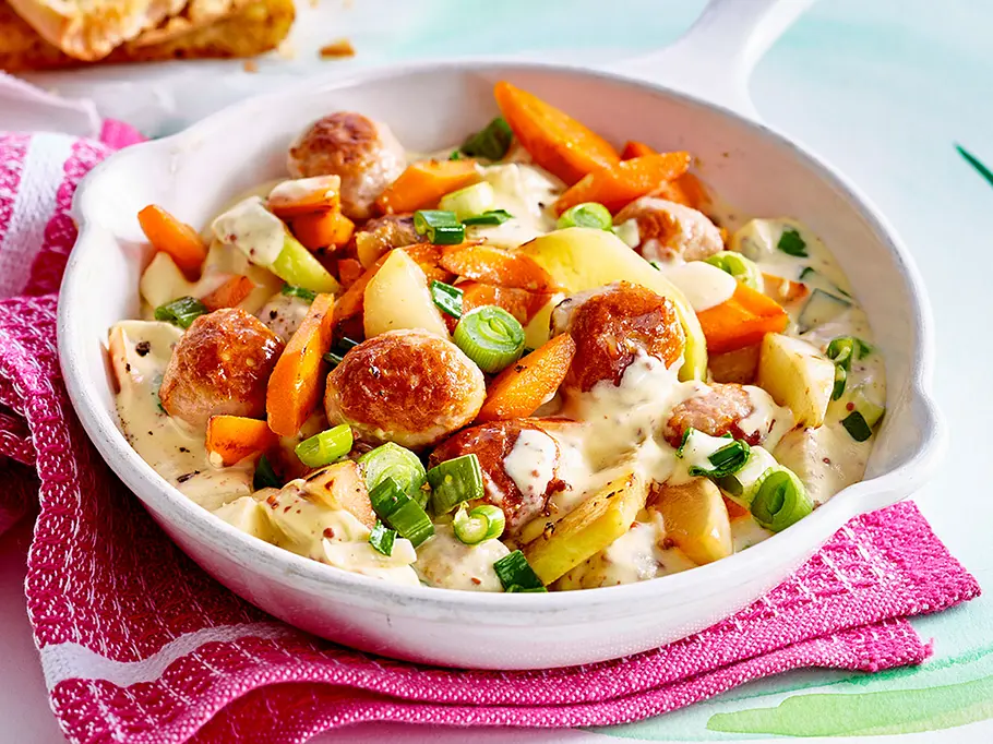 Mairübchen-Ragout