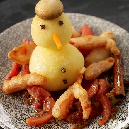 Schneemann auf dem Scheiterhaufen Rezept Schneemann auf dem Scheiterhaufen Rezept