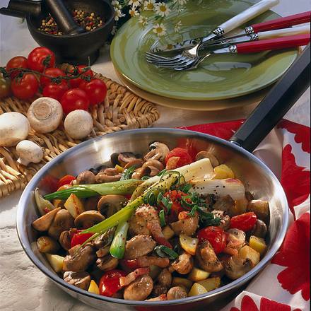 Schnelle Champignonpfanne Rezept