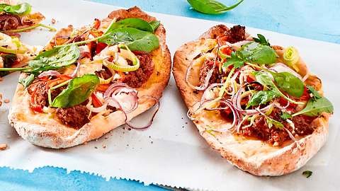 Schnelle Hackfleisch-Pizza Rezept - Foto: House of Food / Bauer Food Experts KG