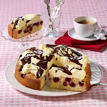 Schnelle Kirschtorte mit Vanillecreme Rezept
