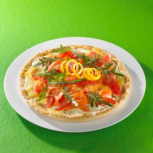 Schnelle Lachs Pizza Rezept Lecker